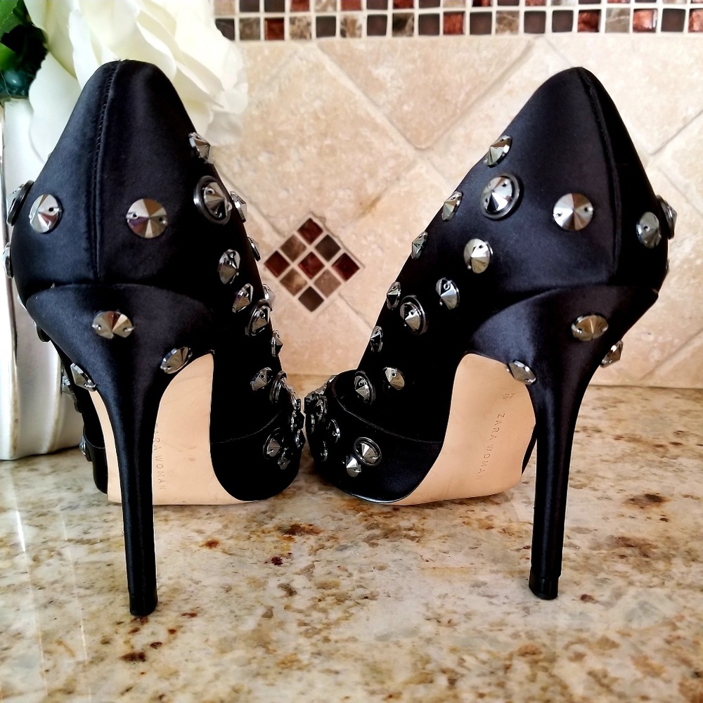 Zara Rhinestone Jewels High Heels
